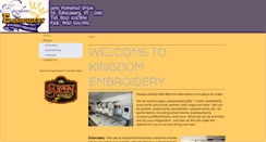 Desktop Screenshot of kingdomembroidery.com